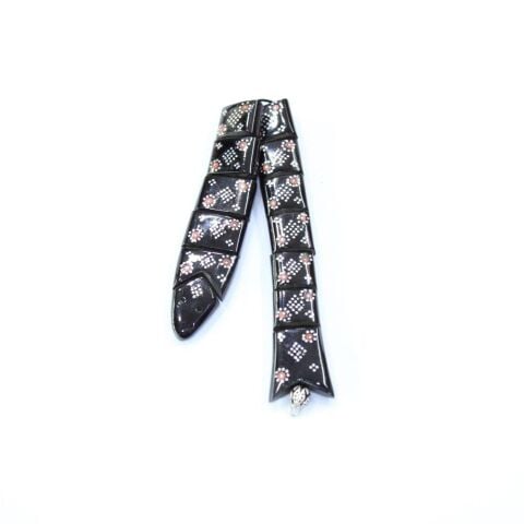 Mercan Baklava İşlemeli Balık Oltu Taşı Tespih