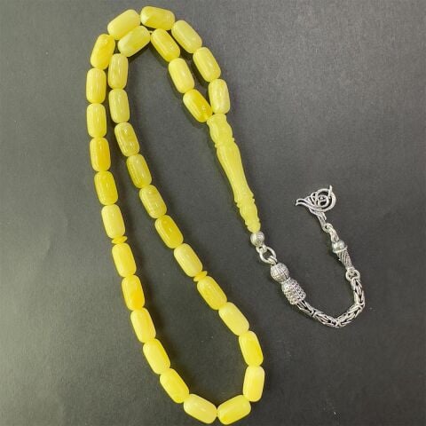 Kaliningrad Damla Kehribar Kapsül Tespih 6*10,5 (mm)