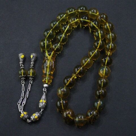 Mavi Yeşil Karışık Dominik Damla Kehribar 15,5 (mm)