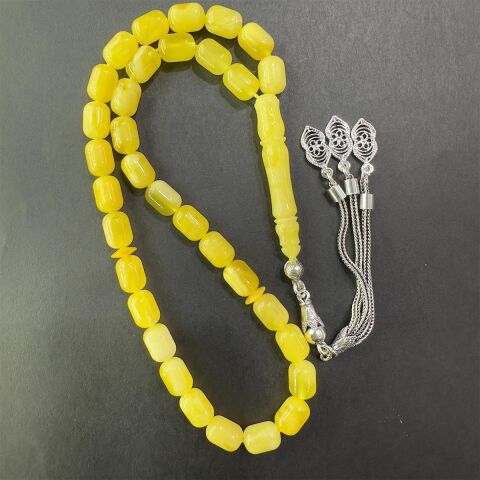 Kaliningrad Damla Kehribar Kapsül Model Tespih 6*9 (mm)