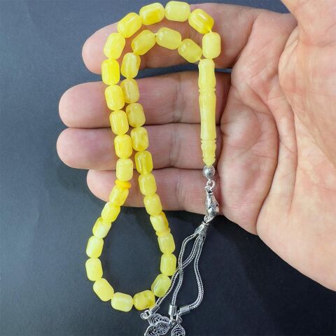 Kaliningrad Damla Kehribar Kapsül Model Tespih 6*9 (mm)