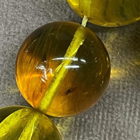 Fosilli Kaliningrad Damla Kehribar Tespih 16 (mm)