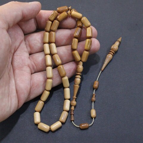 Usta İşçilikli Mamut Dişi Tespih 6*11,5 (mm)