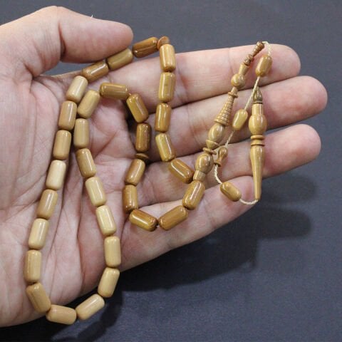 Usta İşçilikli Mamut Dişi Tespih 6*11,5 (mm)