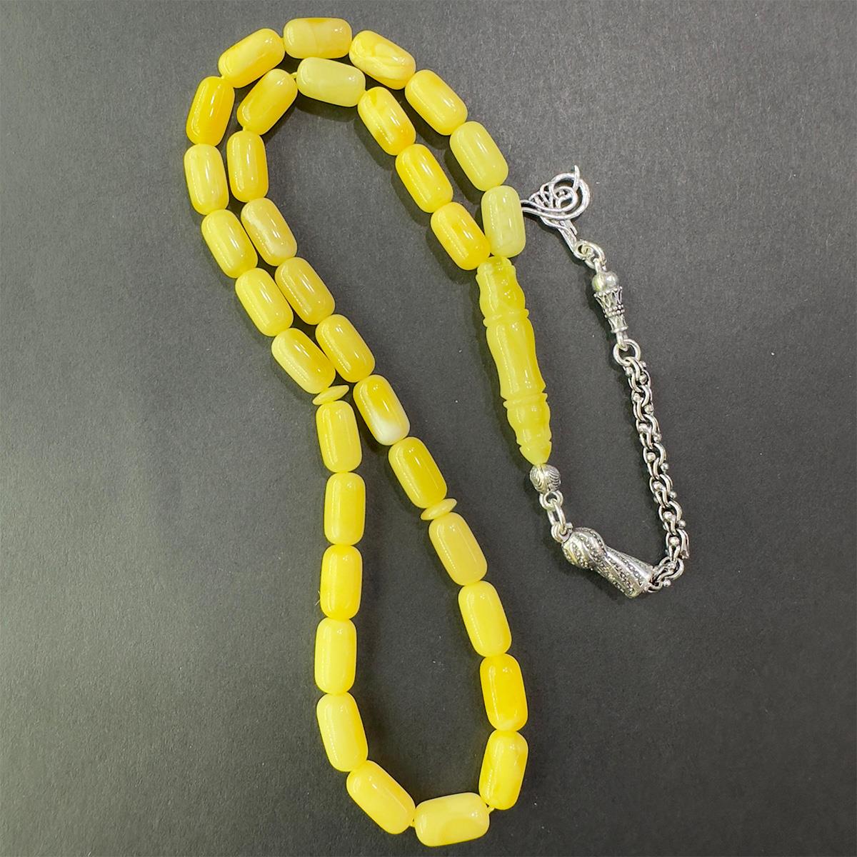 Kaliningrad Damla Kehribar Kapsül Model Tespih 6*10,5 (mm)