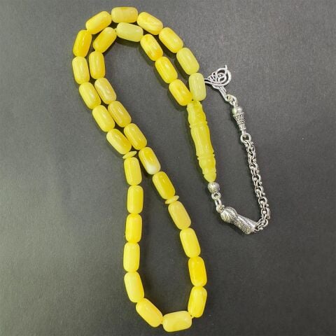 Kaliningrad Damla Kehribar Kapsül Model Tespih 6*10,5 (mm)