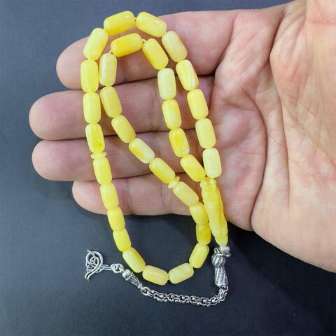 Kaliningrad Damla Kehribar Kapsül Model Tespih 6*10,5 (mm)