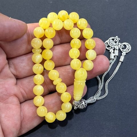 Kaliningrad Damla Kehribar Küre Tespih 7,8 (mm)