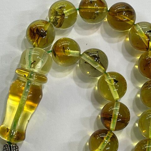 Haşere Fosilli Kaliningrad Damla Kehribar 9 (mm)