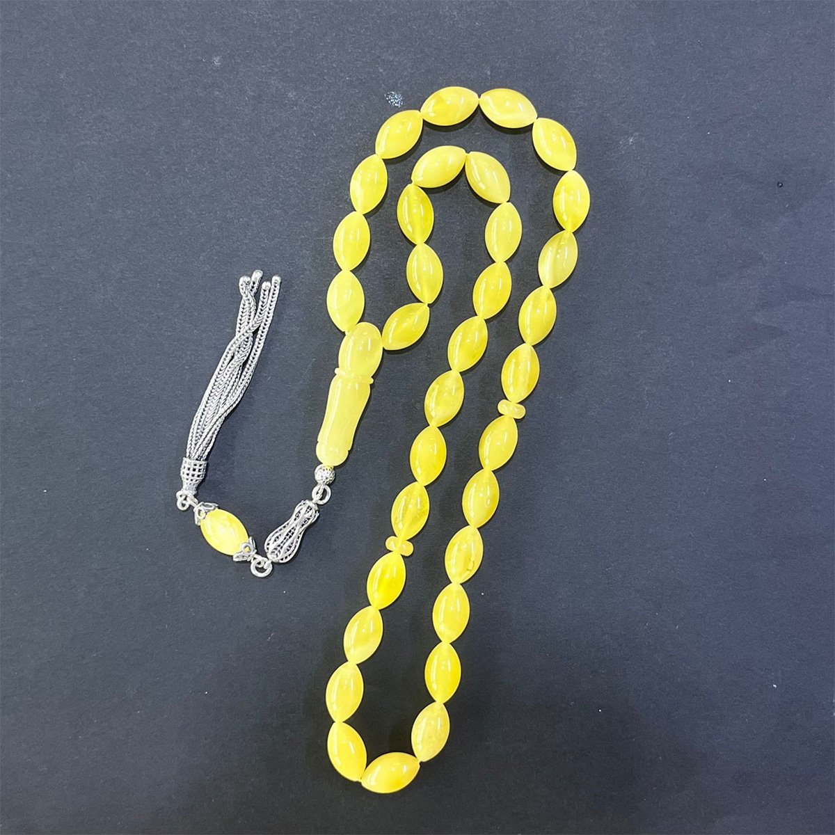 Kaliningrad Damla Kehribar Beyzi Tespih 7,5*12,5 (mm)