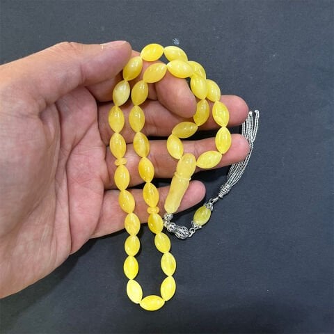 Kaliningrad Damla Kehribar Beyzi Tespih 7,5*12,5 (mm)