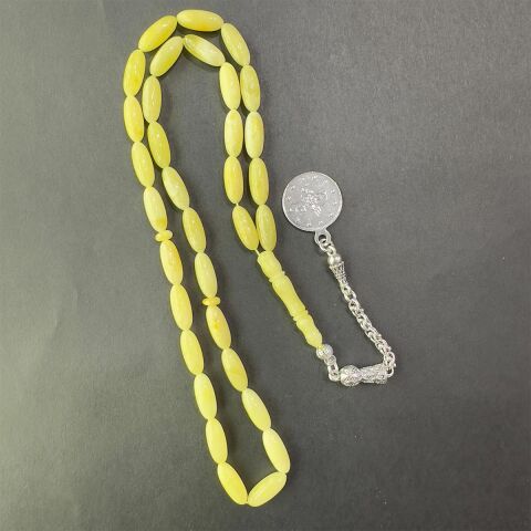 Kaliningrad Damla Kehribar Kapsül Model Tespih 5*13 (mm)