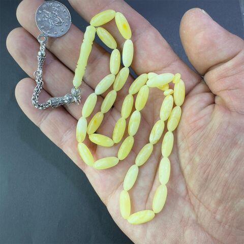 Kaliningrad Damla Kehribar Kapsül Model Tespih 5*13 (mm)