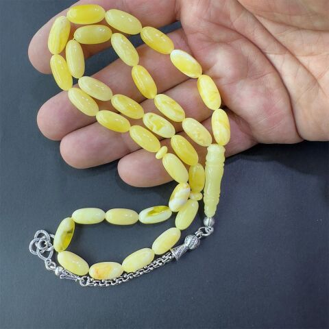 Kaliningrad Damla Kehribar Kapsül Model Tespih 6,5*14 (mm)