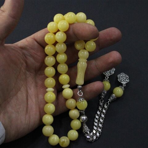 Kaliningrad Damla Kehibar Tespih Küre Kesim 11 (mm)