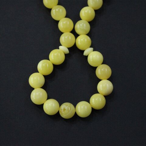 Kaliningrad Damla Kehibar Tespih Küre Kesim 11 (mm)