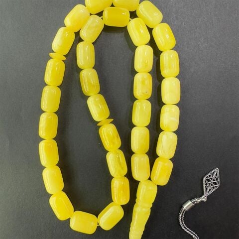 Kaliningrad Damla Kehribar Kapsül Model Tespih 8*12 (mm)