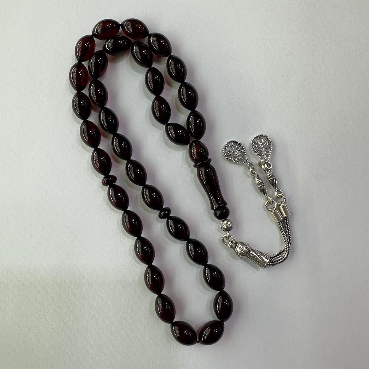 Konyak Kaliningrad Damla Kehribar Beyzi Tespih 7*10,5 (mm)