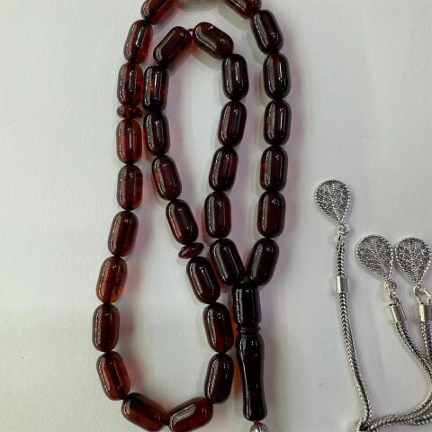 Konyak Kaliningrad Damla Kehribar Kapsül Tespih 6*11 (mm)