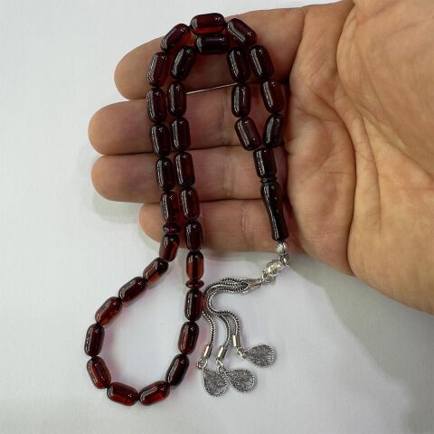 Konyak Kaliningrad Damla Kehribar Kapsül Tespih 6*11 (mm)