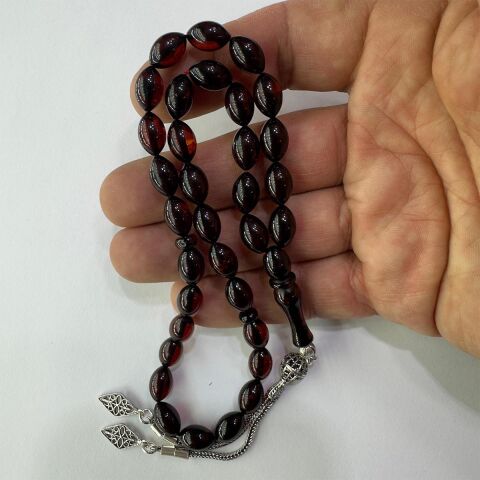 Konyak Kaliningrad Damla Kehribar Beyzi Tespih 7*11 (mm)