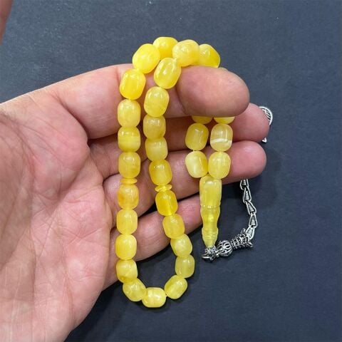 Kaliningrad Damla Kehribar Kapsül Model Tespih 8*10 (mm)