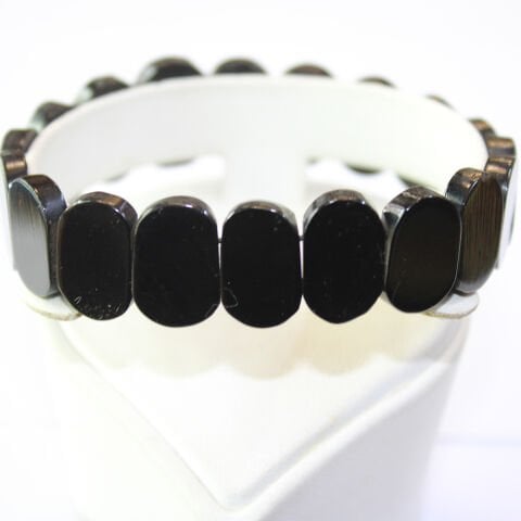 Oltu Taşı Rolex Model Bileklik Oval Kesim