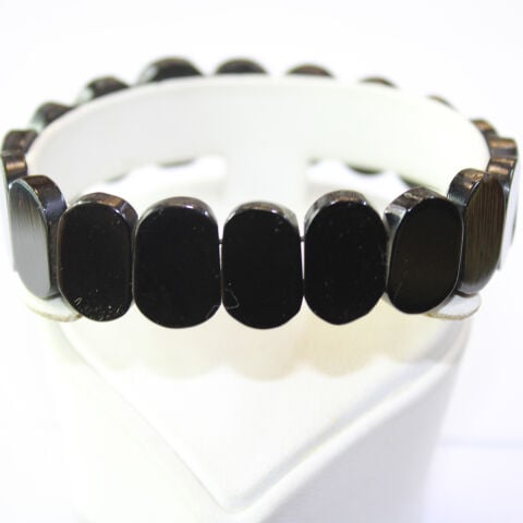 Oltu Taşı Rolex Model Bileklik Oval Kesim