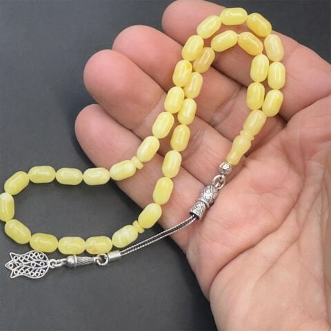 Kaliningrad Damla Kehribar Kapsül Tespih 5,5*9 (mm)