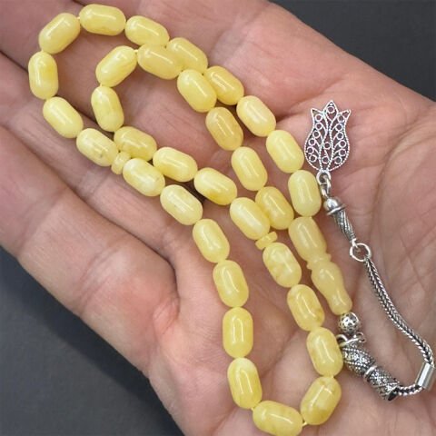 Kaliningrad Damla Kehribar Kapsül Tespih 5,5*9 (mm)