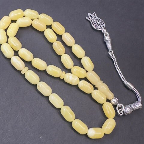 Kaliningrad Damla Kehribar Kapsül Tespih 5,5*9 (mm)