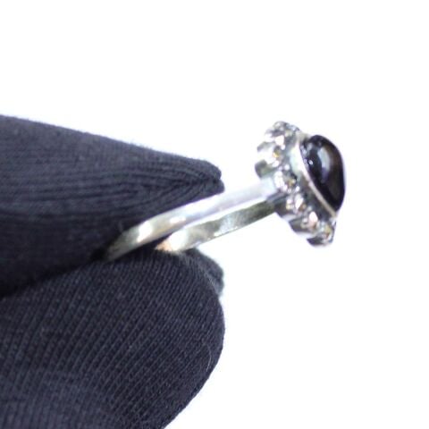 Oltu Taşı Markazit Damla Model Yüzük 2 (gr)