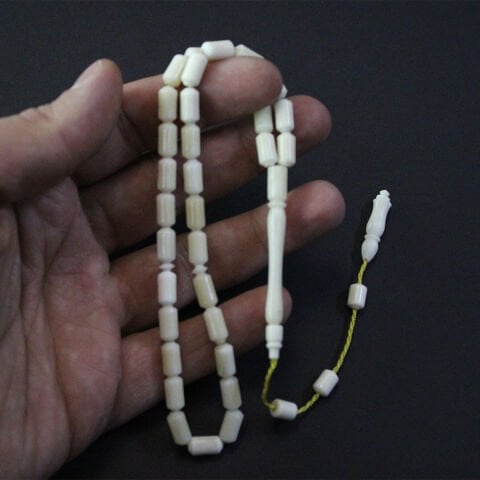 Deve Kemiği Kapsül Kesim Tespih 5*9,5 (mm)