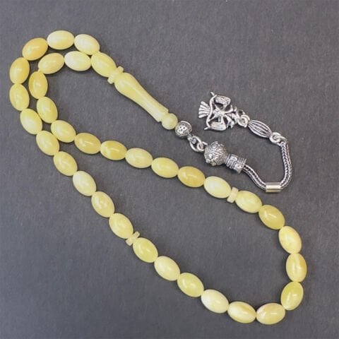 Kaliningrad Damla Kehribar Beyzi Tespih 5,5*8 (mm)