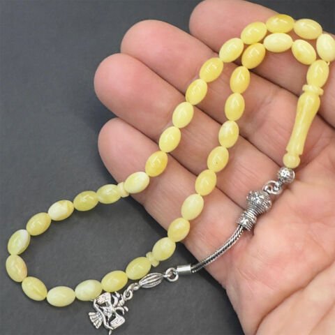 Kaliningrad Damla Kehribar Beyzi Tespih 5,5*8 (mm)