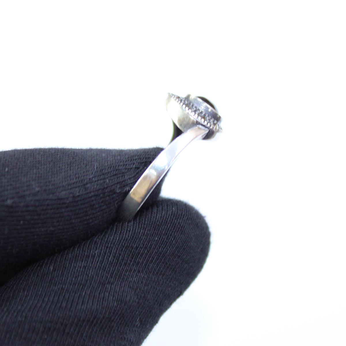 Oltu Taşı Markazit Yarım Lale Damla Model Yüzük 3 (gr)