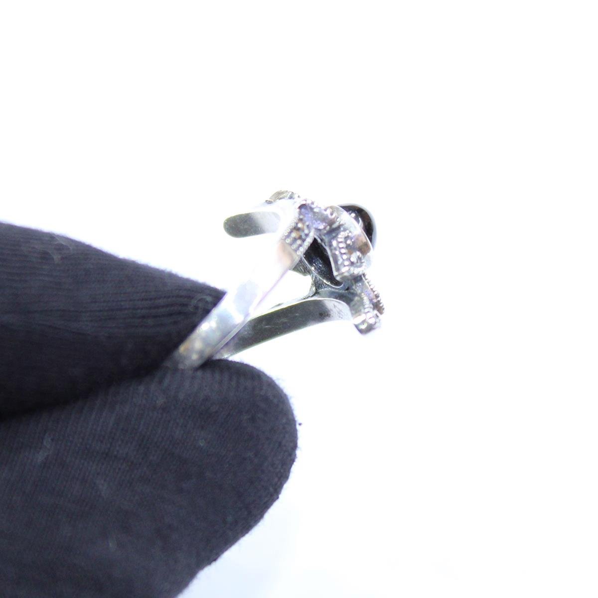 Oltu Taşı Markazit Yıldız Model Yüzük 4,5 (gr)