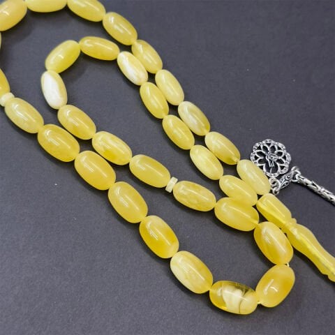 Kaliningrad Damla Kehribar Kapsül Tespih 8*14,5 (mm)-4