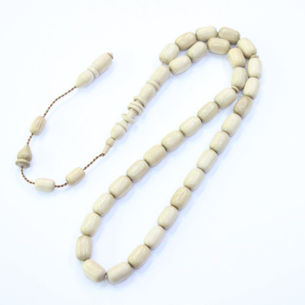 Yerli Atölye İşçiliği Fildişi Ağacı Tespih 7*10,5 (mm)