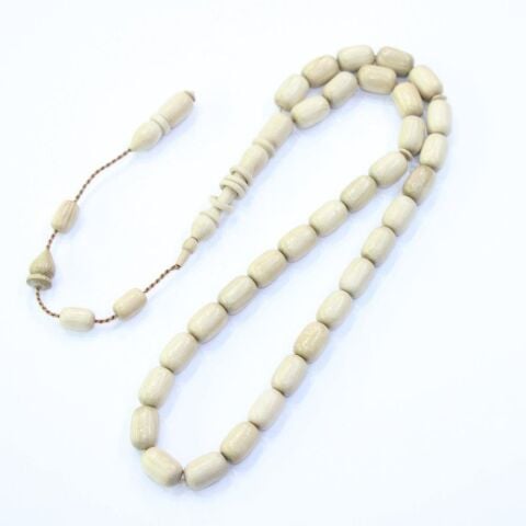 Yerli Atölye İşçiliği Fildişi Ağacı Tespih 7*10,5 (mm)