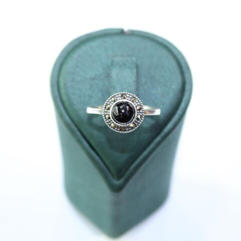 Oltu Taşı Markazit Ufo Model Yüzük 2 (gr)