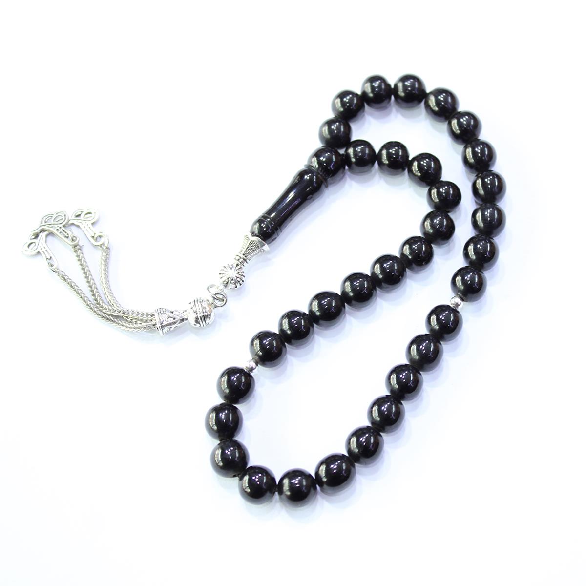 Oltu Taşı Tespih Küre Model 8 (mm)