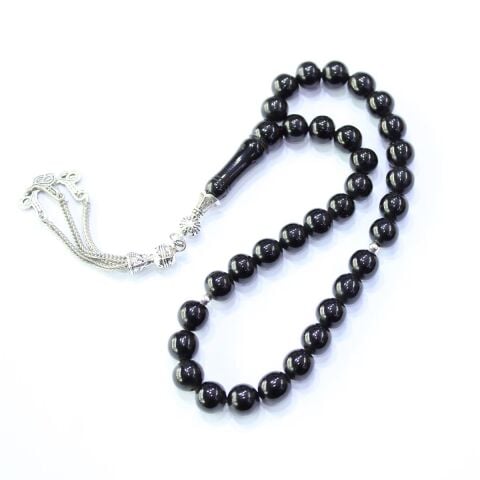 Oltu Taşı Tespih Küre Model 8 (mm)