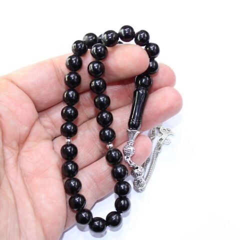 Oltu Taşı Tespih Küre Model 8 (mm)