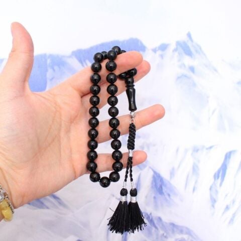 Oltu Taşı Tespih Küre Model 10,5 (mm)