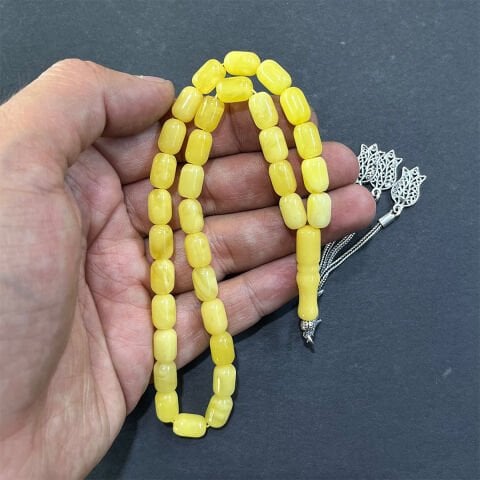 Kaliningrad Damla Kehribar Kapsül Tespih 6,5*9,5 (mm)