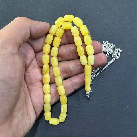 Kaliningrad Damla Kehribar Kapsül Tespih 6,5*9,5 (mm)