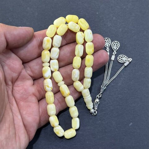 Akça Kaliningrad Damla Kehribar Kapsül Tespih 7*10 (mm)