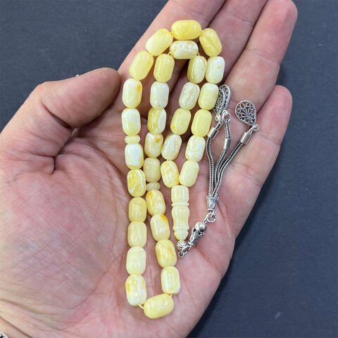 Akça Kaliningrad Damla Kehribar Kapsül Tespih 7*10 (mm)