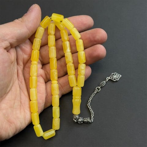 Kaliningrad Damla Kehribar Tespih 7*11 (mm)-5